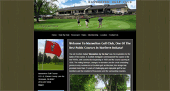 Desktop Screenshot of maxweltongolf.com