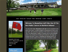 Tablet Screenshot of maxweltongolf.com